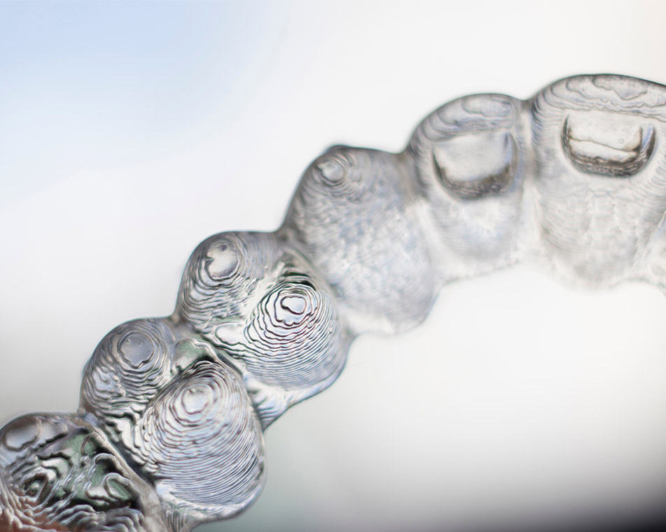 LCIAD Invisalign brace close-up