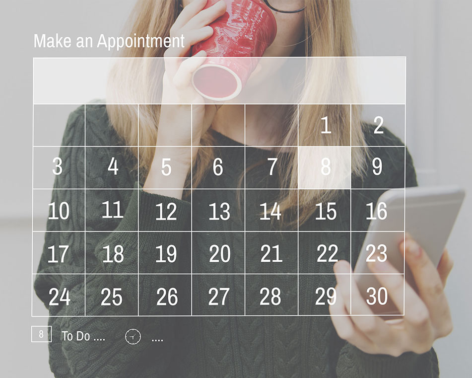 LCIAD new patient appointmnet calendar